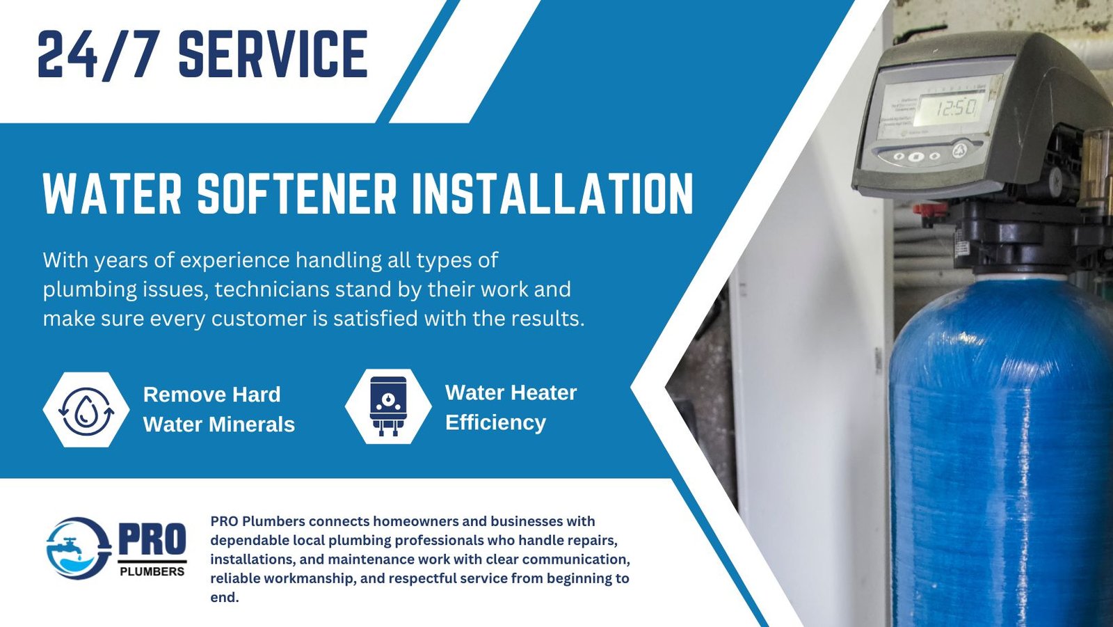 Water softener installation in Deerfield Beach, FL
